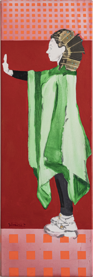 Autoretrato con Capa Verde